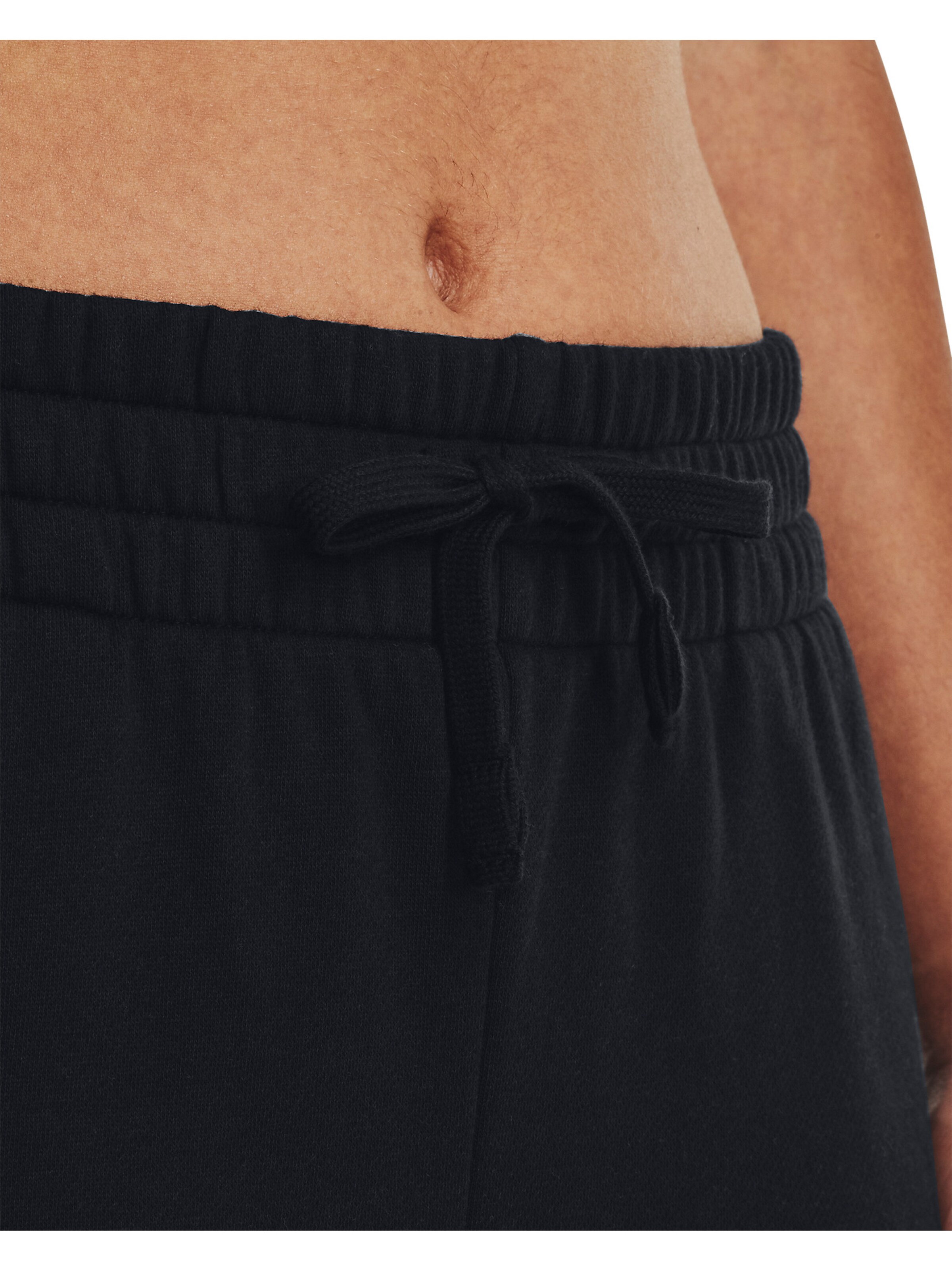 UNDER ARMOUR Regular Broek ' UA Rival Flc ' in Zwart