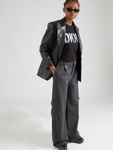 Tricou 'SKYLINE' de la DKNY pe negru