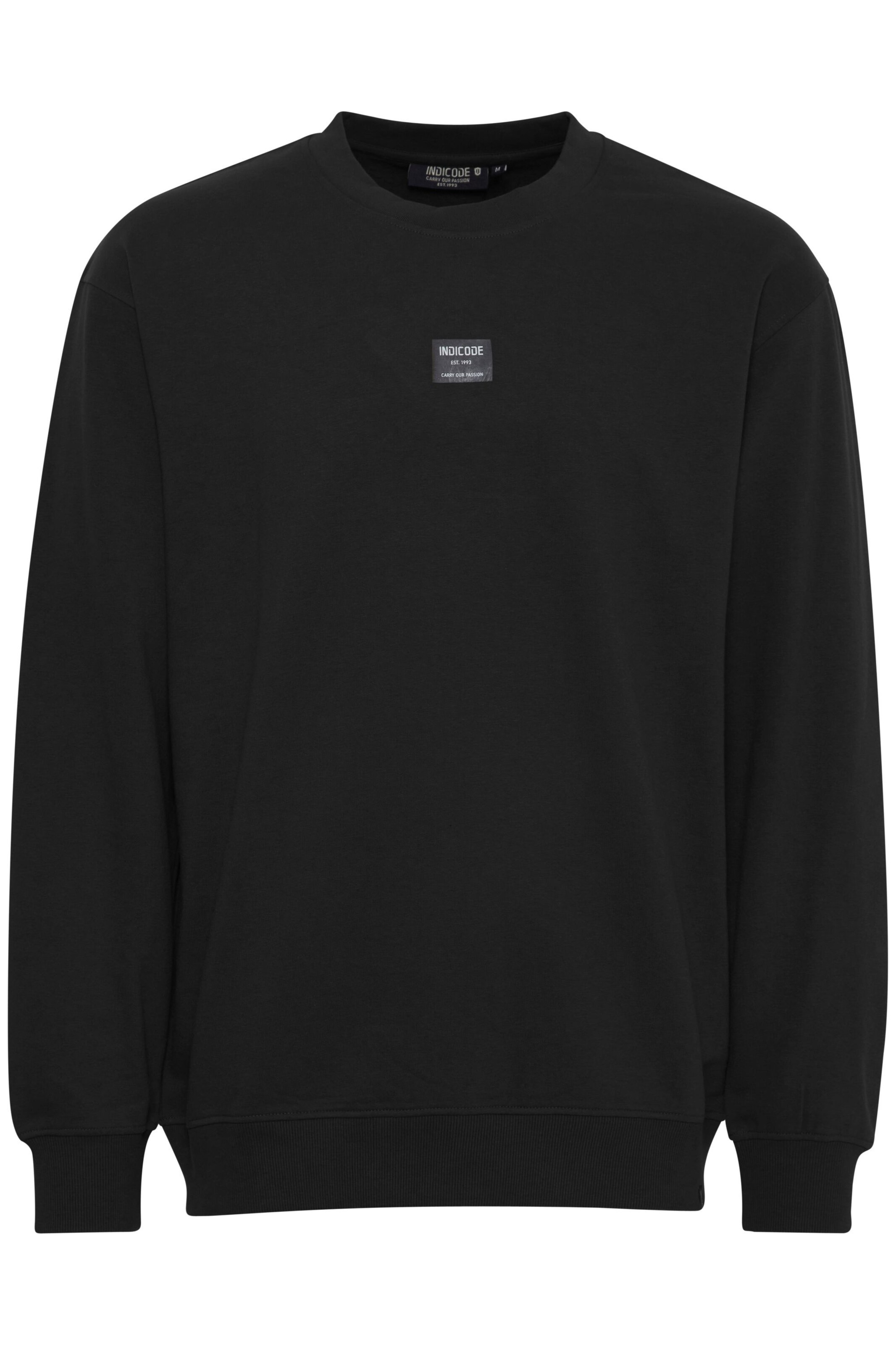 Sweat-shirt 'Jolk' INDICODE JEANS en noir : devant