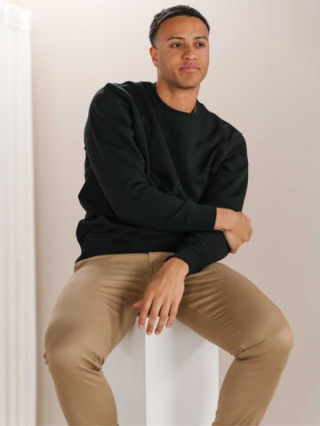 Pull-over ' Sweatshirt Crewneck ' TEESHOPPEN en noir