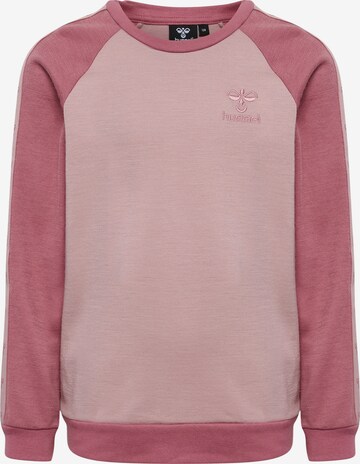 Hummel Sweatshirt 'WULBATO' in Roze: voorkant