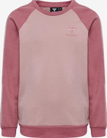 Hummel Sweatshirt 'WULBATO' in Pink: front