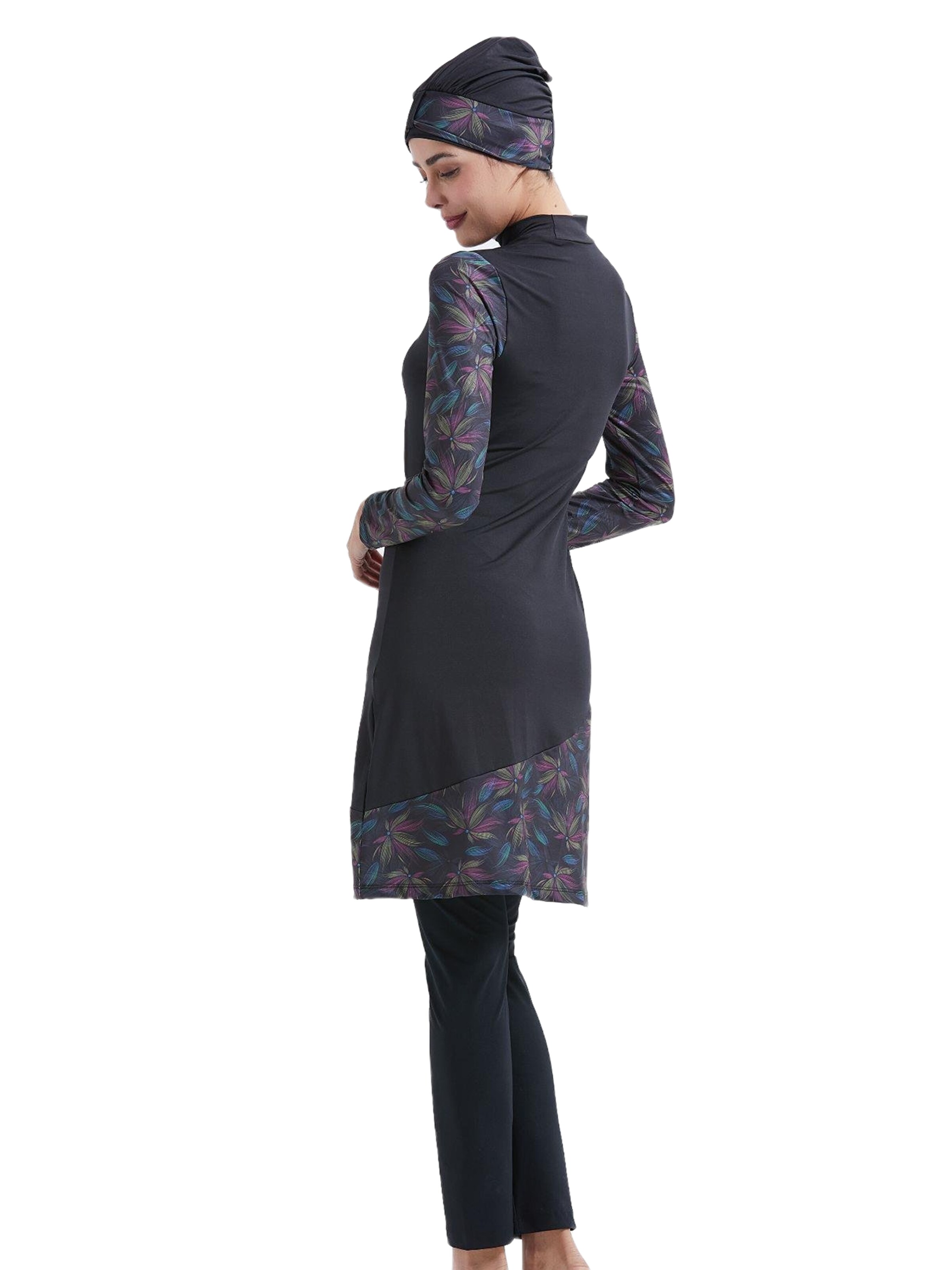 C&City Hijab Badeanzug in Schwarz