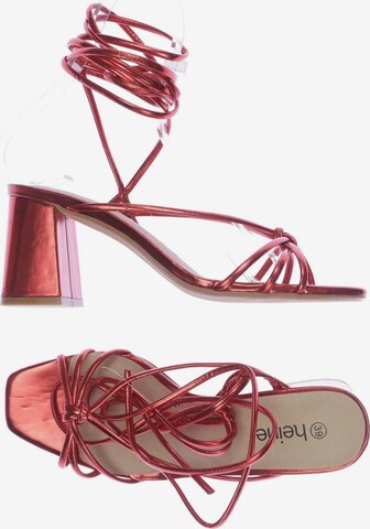 heine Sandals & High-Heeled Sandals in 39 in Red: front