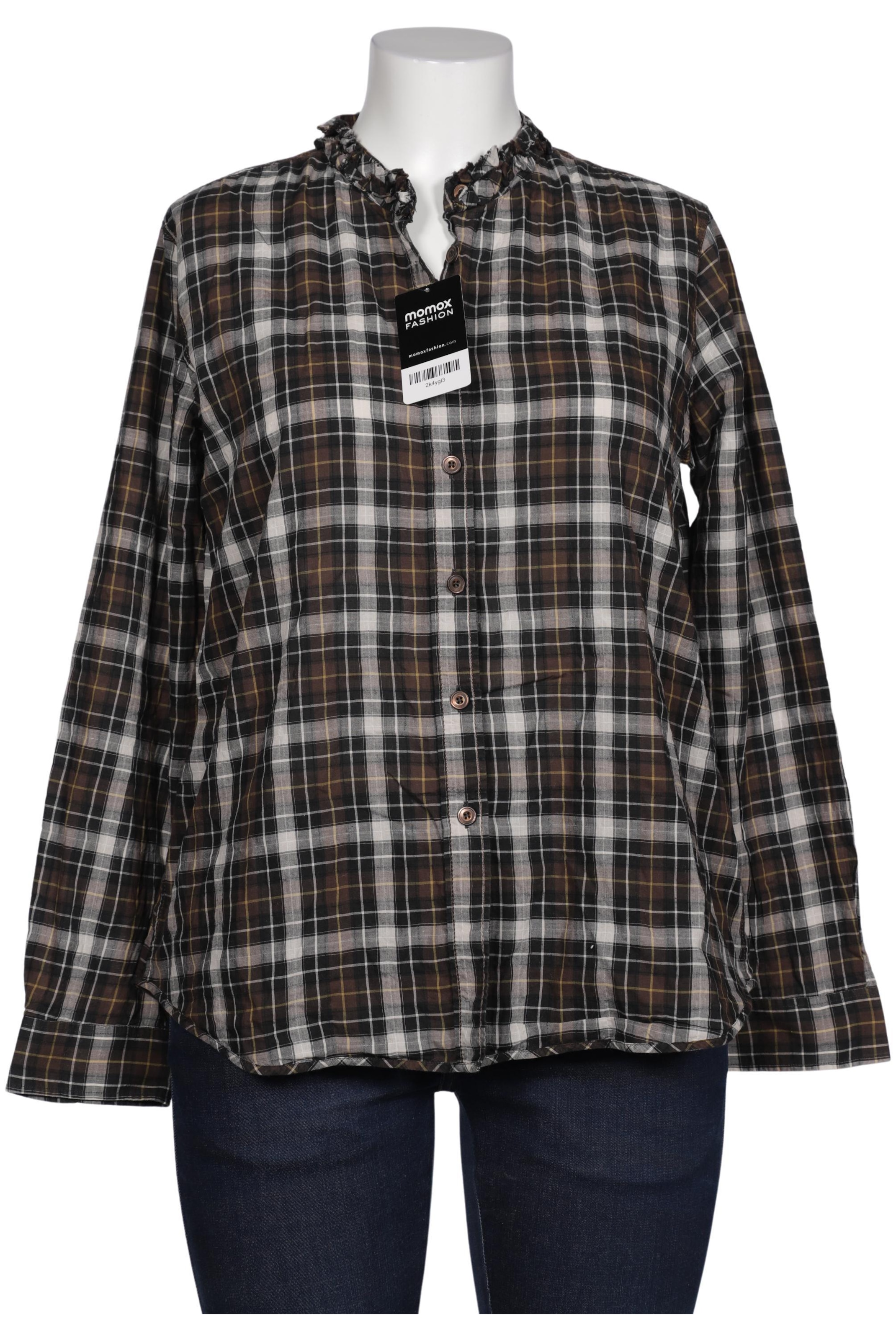 Caliban Bluse XL in Braun: Vorderseite