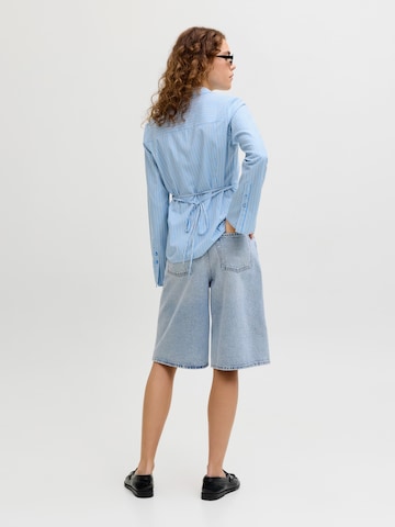 JJXX Wide Leg Shorts 'JXTOKYO' in Blau