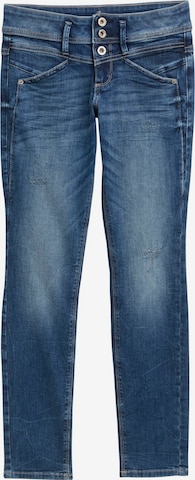 TOM TAILOR Slimfit Farkut 'Alexa' värissä sininen: etupuoli
