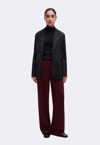 VILA Wide leg Pantalon 'VISEDRA' in Rood: voorkant