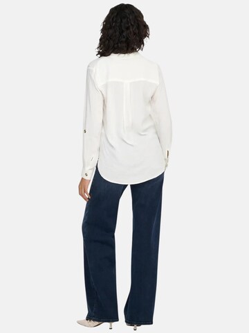 ONLY Bluzka 'ONLY ONLYASMIN SHIRT L/S WVN NOOS CAMICIA' w kolorze biały