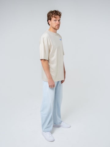 BAYSIDE BOUND Oversizeshirt 'THE RUNNING UNISEX OVERSIZE TEE'‌‌‌‌‌‌ in Beige