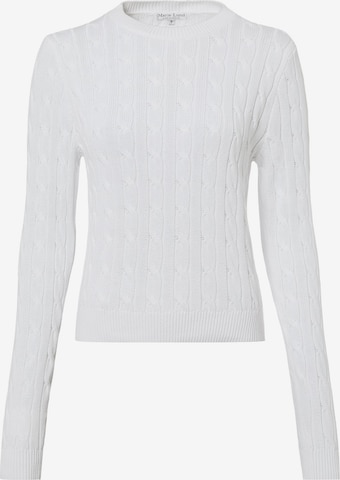 Pull-over Marie Lund en blanc : devant