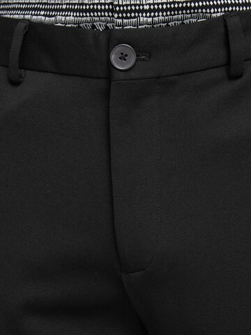 JACK & JONES - regular Pantalón chino 'Phil' en negro