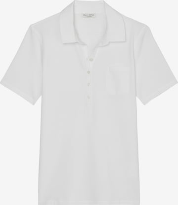 T-shirt Marc O'Polo en blanc : devant