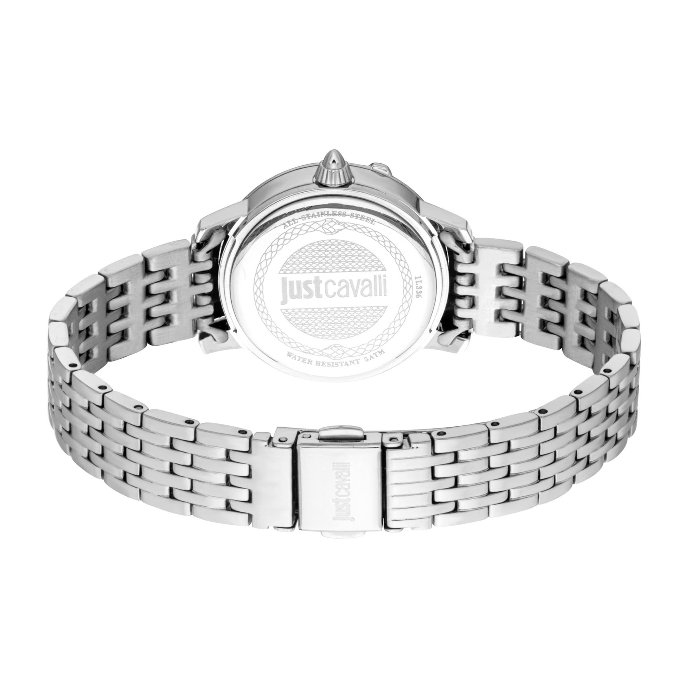 Just Cavalli Time Analog Watch in Silver