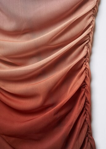MANGO Sukienka koktajlowa 'GINA' w kolorze brązowy