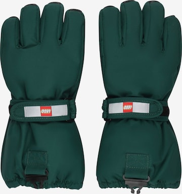 LEGO® kidswear Athletic Gloves 'LWATLIN 700' in Green: front