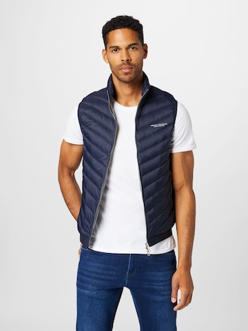 ARMANI EXCHANGE - Chaleco en azul: frente