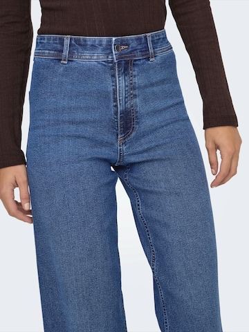 JDY Wide Leg Jeans 'JDYMOON-VANESSA' in Blau