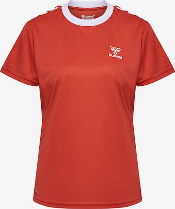 Hummel Functioneel shirt 'Staltic Poly' in Rood: voorkant