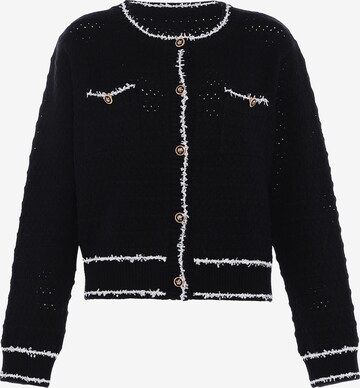 Cardigan faina en noir : devant