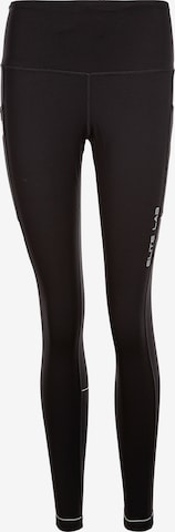 ELITE LAB Skinny Functionele broek 'Elite X1' in Zwart: voorkant