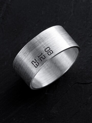 REYTEL Ring 'DATE' in Zilver