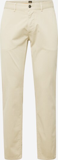 BOSS Pantalon chino en mastic, Vue avec produit