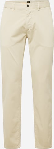 Slimfit Pantaloni chino di BOSS Orange in beige: frontale