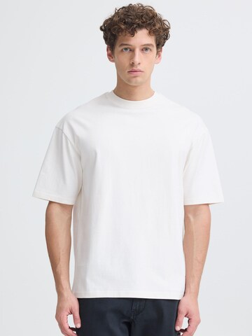 INDICODE JEANS Rundhalsshirt ' IDValmon ' in Beige: Vorderseite