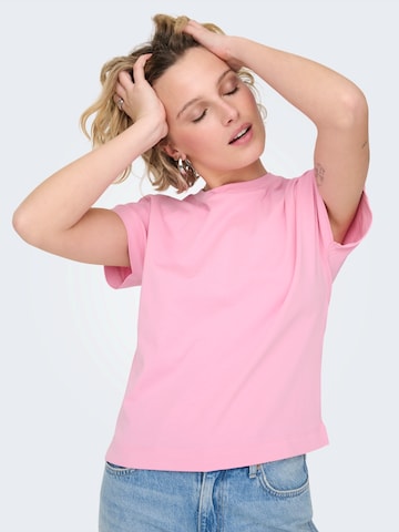 rožinė ONLY Marškinėliai 'ONLERICA'