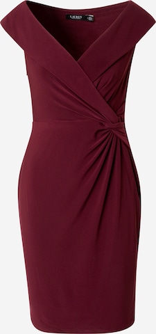 Lauren Ralph Lauren Φόρεμα κοκτέιλ 'LEONIDAS' σε κόκκινο: μπροστά