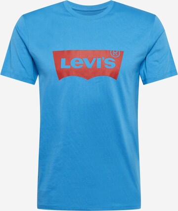 LEVI'S ® Regular Shirt 'Housemark Graphic Tee' in Blauw: voorkant