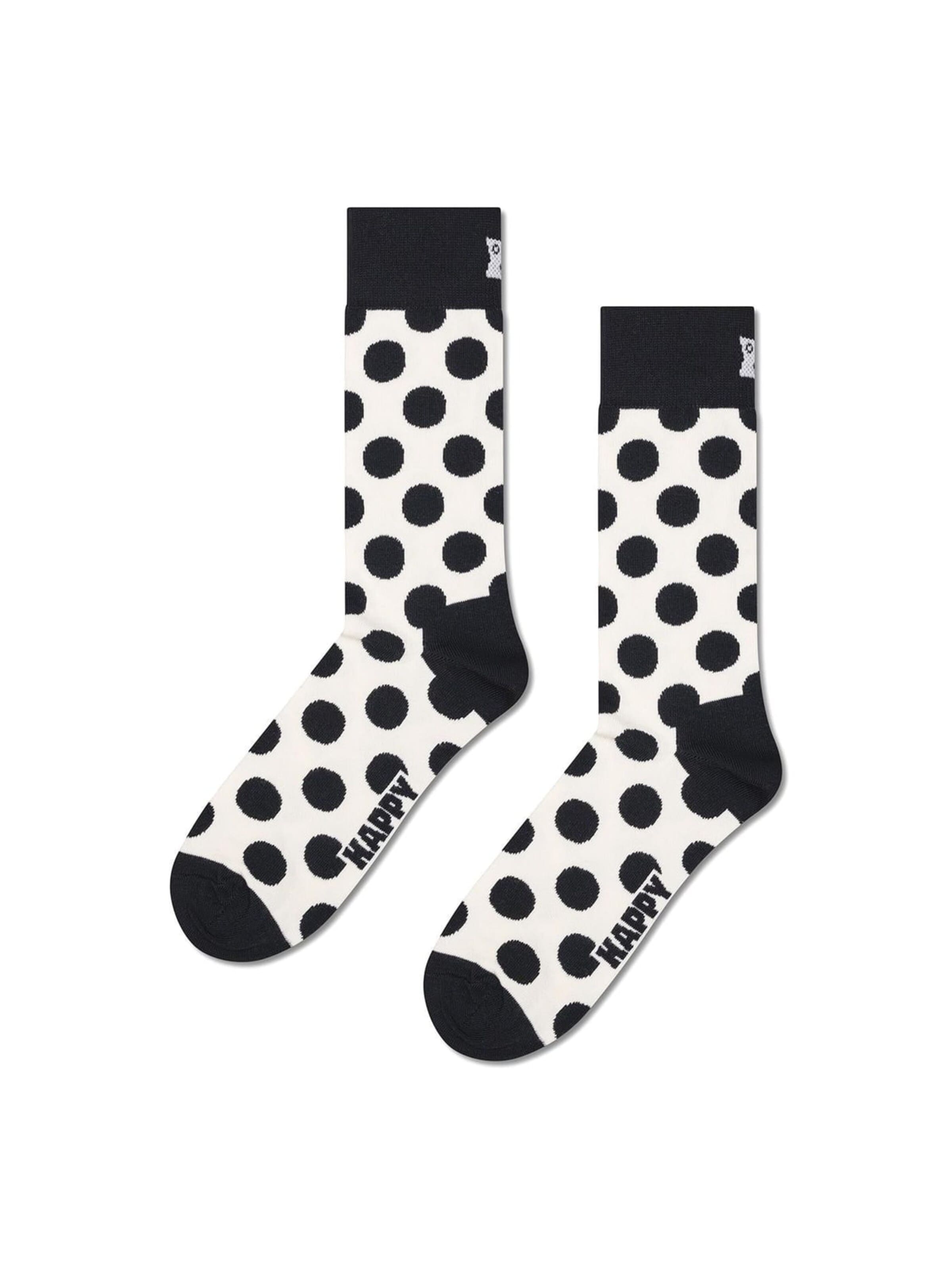 Calzino di Happy Socks in bianco: frontale