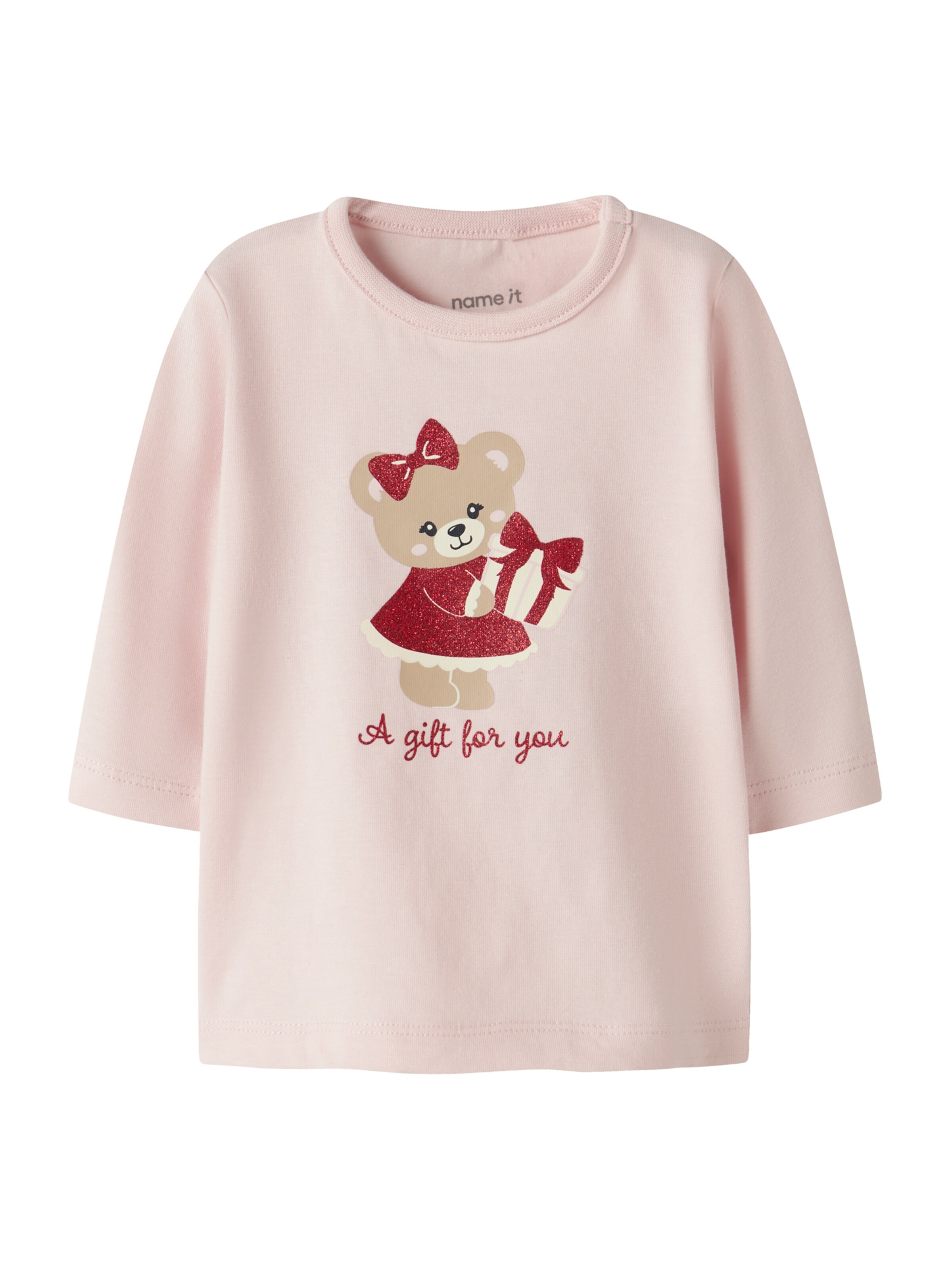 NAME IT Shirt 'NBFRATINE' in Pink: front