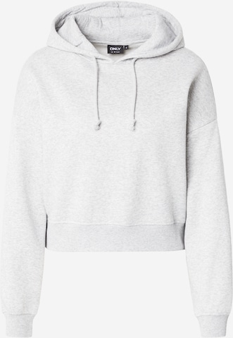 pilka ONLY Megztinis be užsegimo 'ONLSweat': priekis