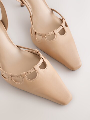 Next - Zapatos destalonado en beige