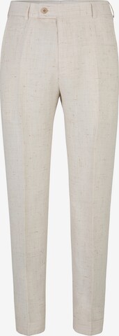 STRELLSON Loosefit Bandplooibroek 'Luc' in Beige: voorkant