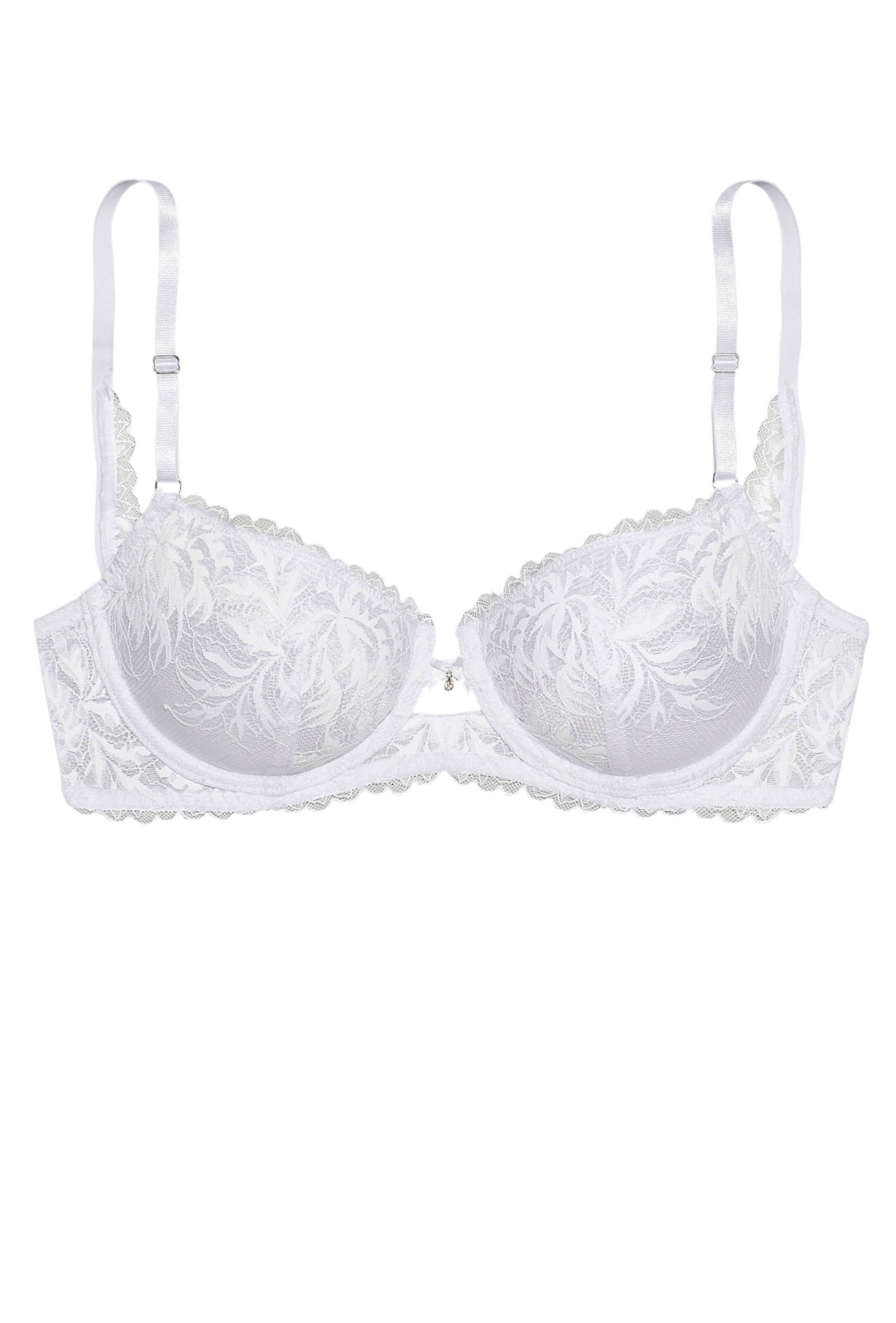 LASCANA T-shirt Bra in White: front