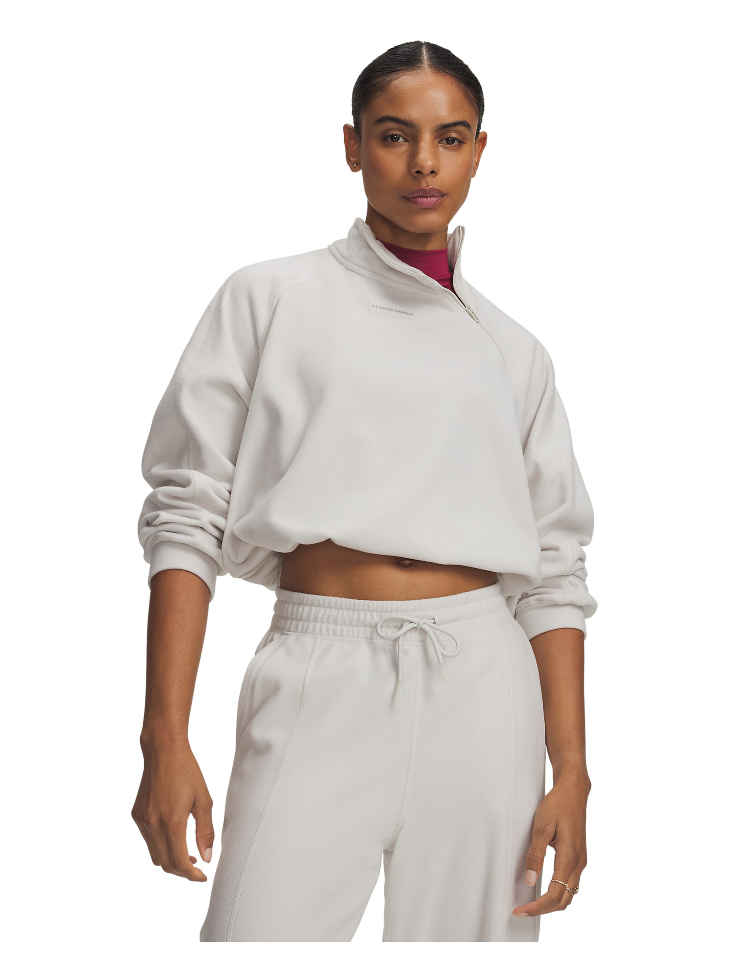 UNDER ARMOUR Sweatvest 'Performance' in Wit: voorkant