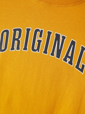 T-Shirt 'Odirg' NAME IT en jaune