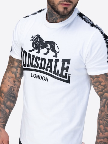 LONSDALE Shirt 'STOUR' in White
