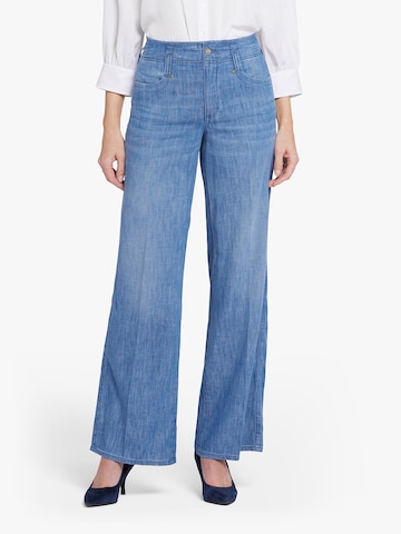 NYDJ Wide leg Jeans 'Teresa' in Blauw: voorkant
