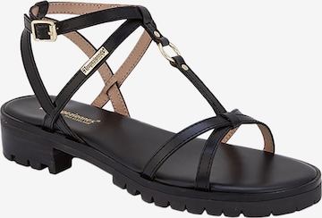 Les Tropéziennes - Sandalias en negro: frente