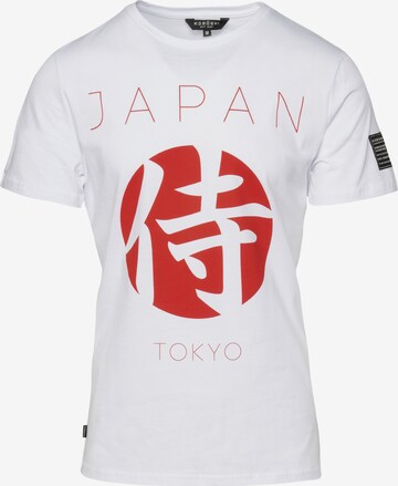 T-Shirt KOROSHI en blanc : devant