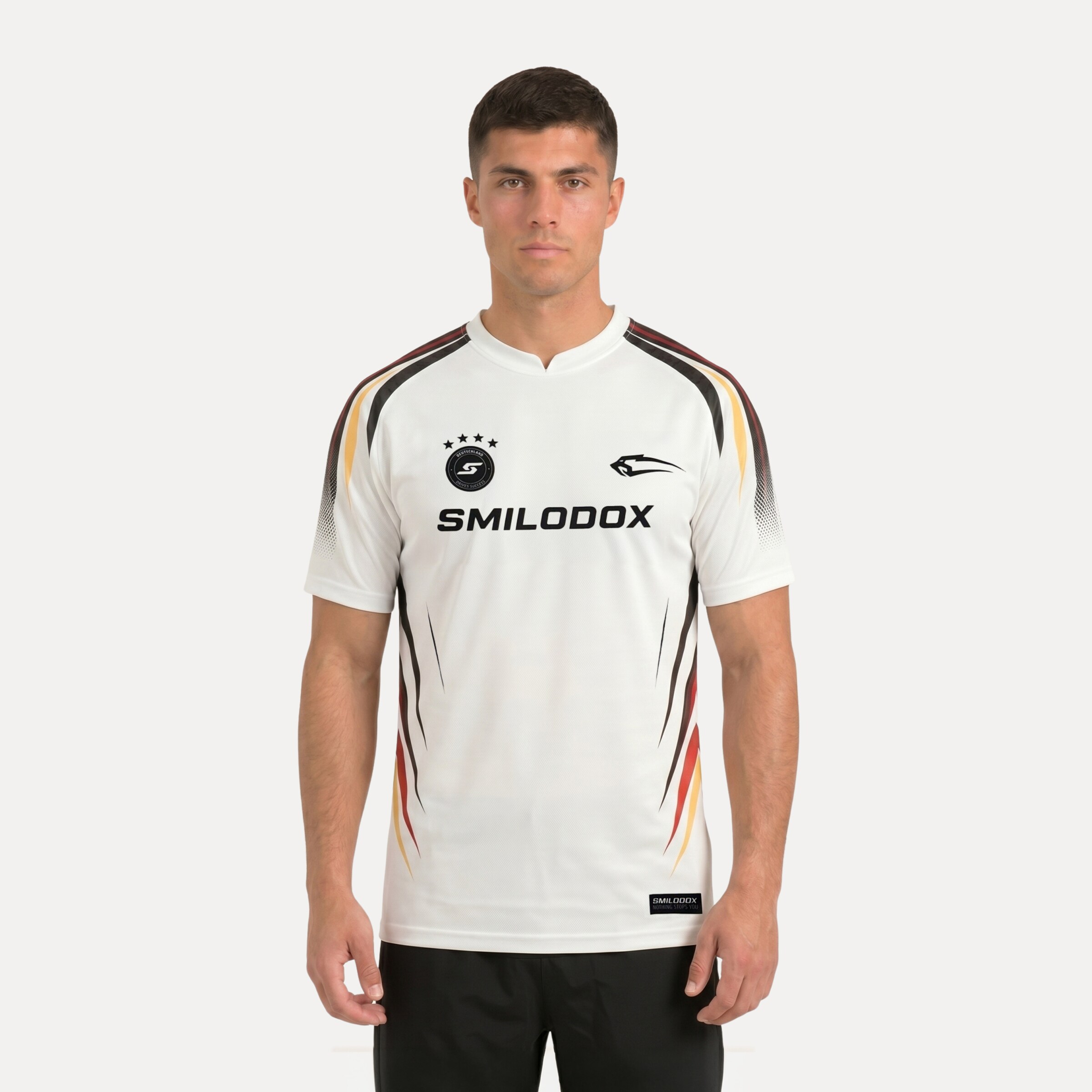 T-Shirt ' Deutschland ' Smilodox en blanc