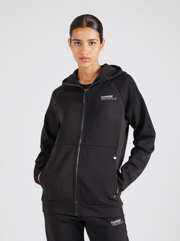 Hummel Sportssweatjakke 'Tech' i sort: forside