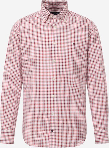 TOMMY HILFIGER - Ajuste estrecho Camisa en rojo: frente