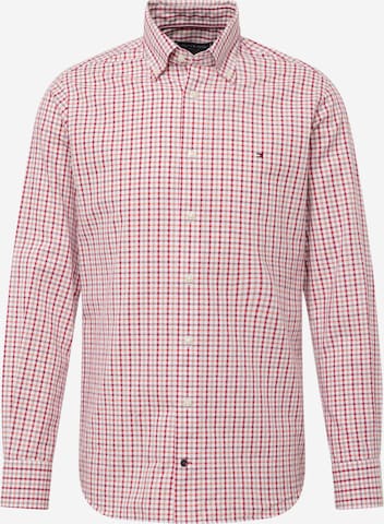 TOMMY HILFIGER Slim fit Ing - piros: elől