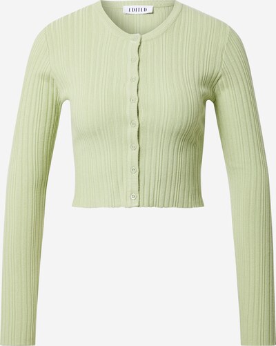 EDITED Cardigan 'Irene' en vert pastel, Vue avec produit