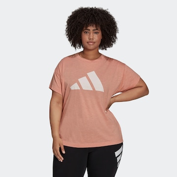 ADIDAS PERFORMANCETehnička sportska majica 'Winners 2.0' - narančasta boja: prednji dio